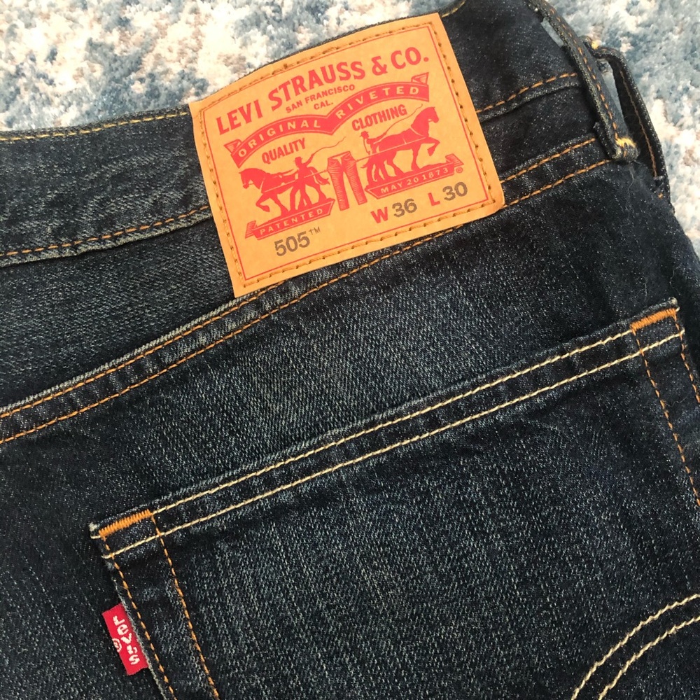 NWOT Men’s Levi’s 505 Jeans - Picture 2 of 4